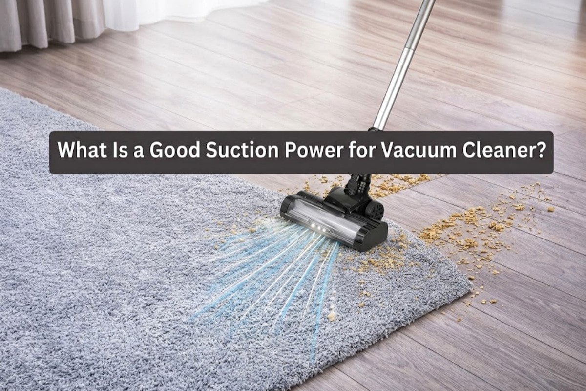 Vacuum cleaner suction power guide